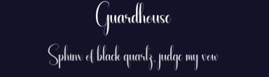 Guardhouse by Andi Moz — Script Handwritten Font — thumbnail 2