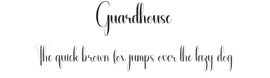 Guardhouse by Andi Moz — Script Handwritten Font — thumbnail 1