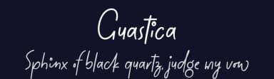 Guastica by Four Lines — Script Handwritten Font — thumbnail 2