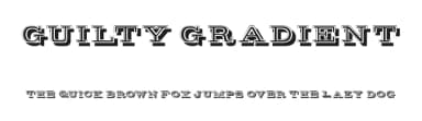Guilty Gradient by Vladimir Nikolic — Sans Serif Font — thumbnail 1