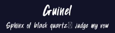 Guinel by Dwi Krisdiantoro — Script Handwritten Font — thumbnail 2