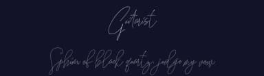 Guitarist by Deniz86 — Script Handwritten Font — thumbnail 2
