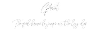 Guitarist by Deniz86 — Script Handwritten Font — thumbnail 1