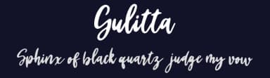 Gulitta by aulia — Script Handwritten Font — thumbnail 2