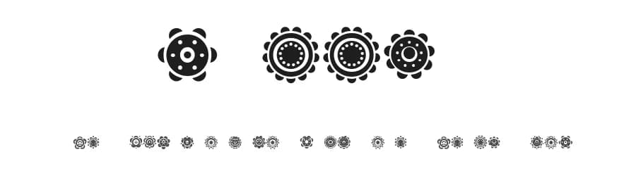 Gullar by Vladimir Nikolic — Dingbats Font