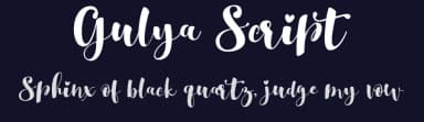 Gulya Script by aldedesign — Script Handwritten Font — thumbnail 2