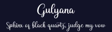 Gulyana by Bearytype — Script Handwritten Font — thumbnail 2
