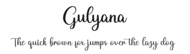 Gulyana by Bearytype — Script Handwritten Font — thumbnail 1