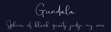 Gundala by Fana Merah Jambu — Script Handwritten Font — thumbnail 2
