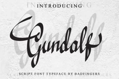 Gundalf Font by babeh666.gr — Script Handwritten Font — thumbnail 1