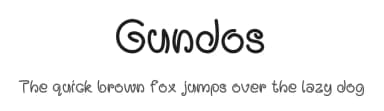 Gundos by Em Nazar — Script Handwritten Font — thumbnail 1