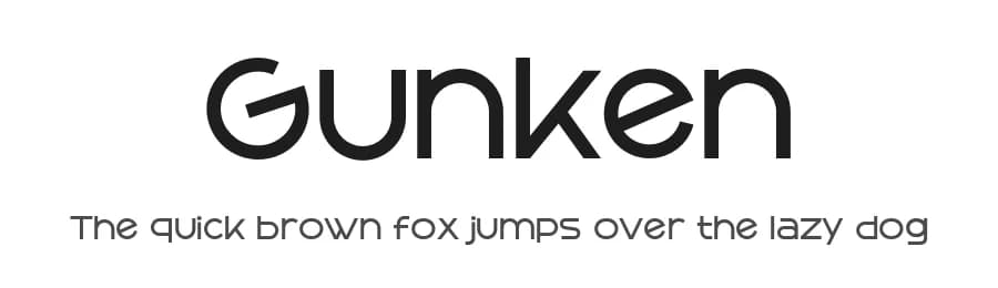 Gunken by Khurasan — Sans Serif Font