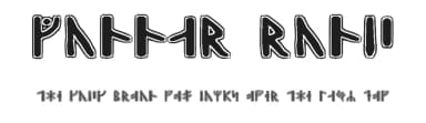 Gunnar Runic by Samyuli — Dingbats Font — thumbnail 1
