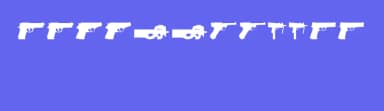 Guns 2 by Ding Bang — Dingbats Font — thumbnail 3