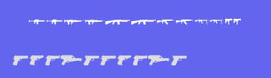 Guns by Ding Bang — Dingbats Font — thumbnail 3