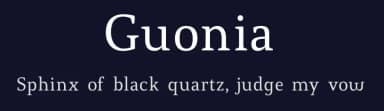 Guonia by Lerima — Serif Font — thumbnail 2