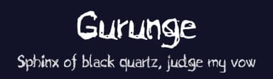 Gurunge by Xavier Juanola — Script Handwritten Font — thumbnail 2