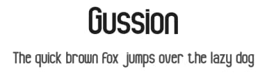 Gussion by Achmad Yani — Sans Serif Font — thumbnail 1