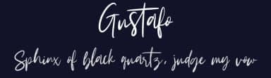 Gustafo by Pustudio — Script Handwritten Font — thumbnail 2