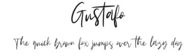 Gustafo by Pustudio — Script Handwritten Font — thumbnail 1