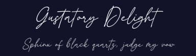 Gustatory Delight by Niskala Huruf — Script Handwritten Font — thumbnail 2