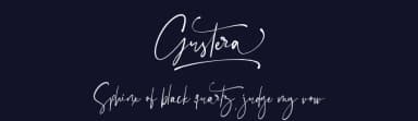 Gustera by Vultype — Script Handwritten Font — thumbnail 2