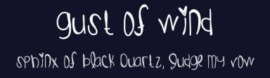 Gust Of Wind by Des Gomez — Script Handwritten Font — thumbnail 2