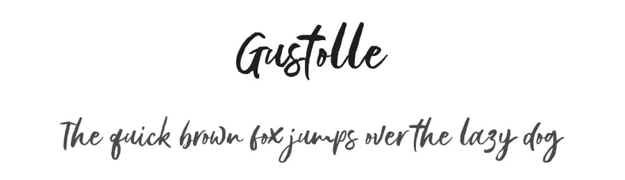 Gustolle by Letterhend Studio — Script Handwritten Font