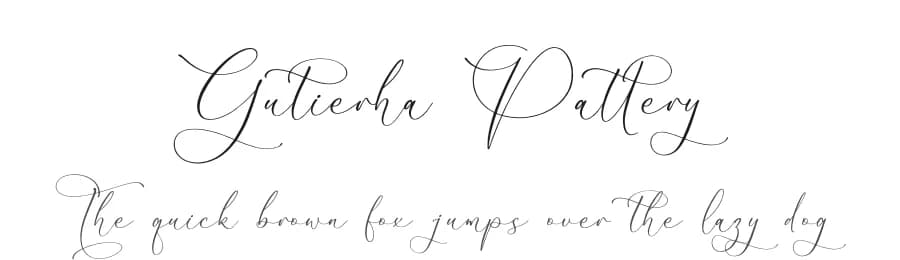Gutierha Pattery by Storytype Studio — Script Handwritten Font