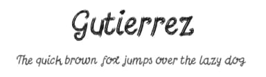 Gutierrez by Woodcutter — Script Handwritten Font — thumbnail 1