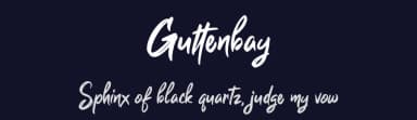 Guttenbay by Creatype Studio — Script Handwritten Font — thumbnail 2