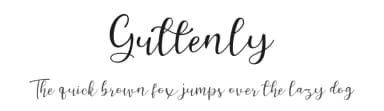 Guttenly by Fikryal studio — Script Handwritten Font — thumbnail 1