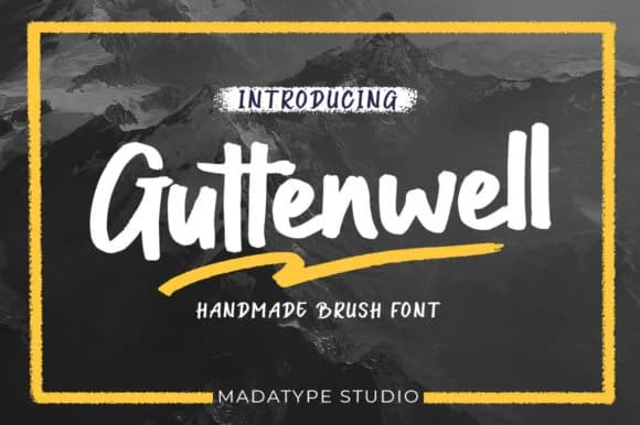 Guttenwell Font by Madatype Studio — Script Handwritten Font