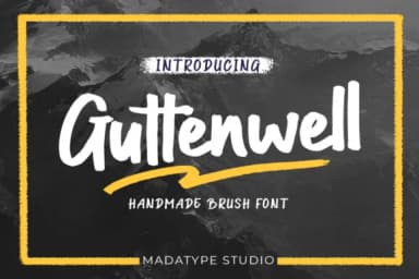 Guttenwell Font by Madatype Studio — Script Handwritten Font — thumbnail 1