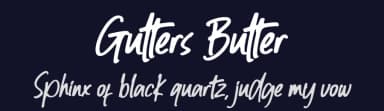 Gutters Butter by Omotu Studio — Script Handwritten Font — thumbnail 2