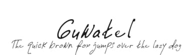 Guwatel by Mozyen Studio — Script Handwritten Font — thumbnail 1