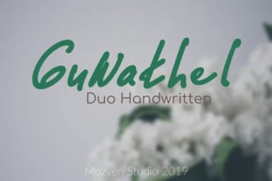 Guwathel Font by Mozyen Studio — Script Handwritten Font — thumbnail 1