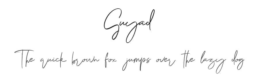 Guyad by Maulana Creative — Script Handwritten Font