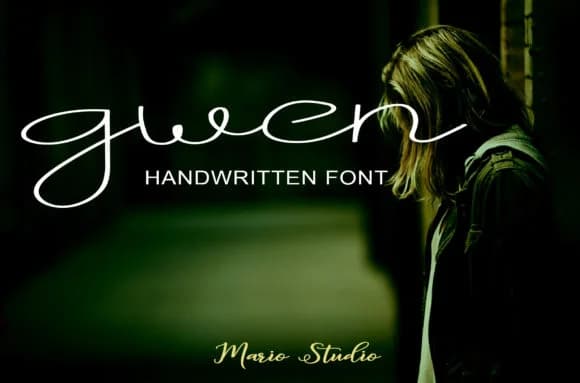 Gwen Font by aminmario — Script Handwritten Font