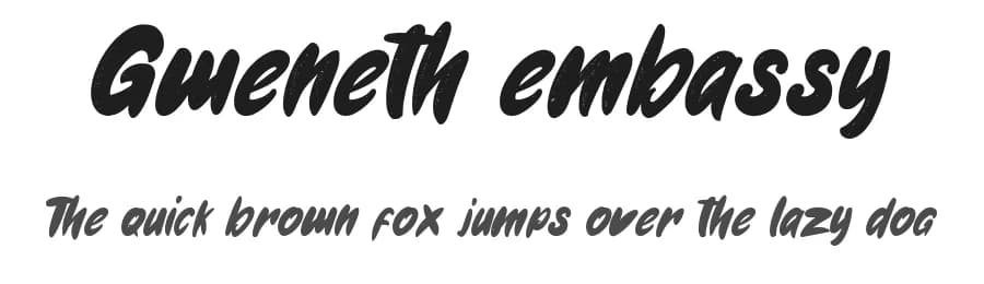 Gweneth embassy by StringLabs Creative Studio — Script Handwritten Font