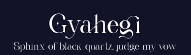 Gyahegi by Hishand Studio — Serif Font — thumbnail 2
