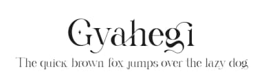 Gyahegi by Hishand Studio — Serif Font — thumbnail 1