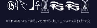 Gyptienne by Jonathan Smith — Dingbats Font — thumbnail 2