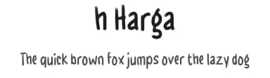 h Harga by wepfont.com — Script Handwritten Font — thumbnail 1