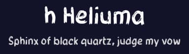 h Heliuma by wepfont.com — Script Handwritten Font — thumbnail 2