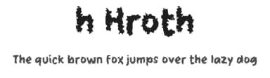 h Hroth by wepfont.com — Script Handwritten Font — thumbnail 1