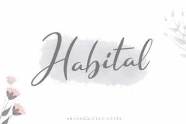 Habital Font by Pasha Larin — Script Handwritten Font — thumbnail 1