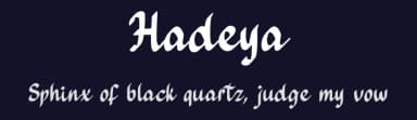 Hadeya by Typefactoryco — Script Handwritten Font — thumbnail 2