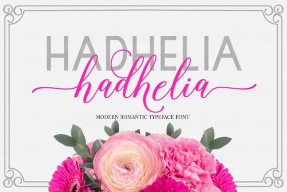 Hadhelia Script Font by Picatype Studio — Script Handwritten Font