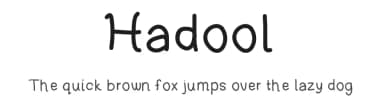 Hadool by Hadeel Gallaf — Script Handwritten Font — thumbnail 1